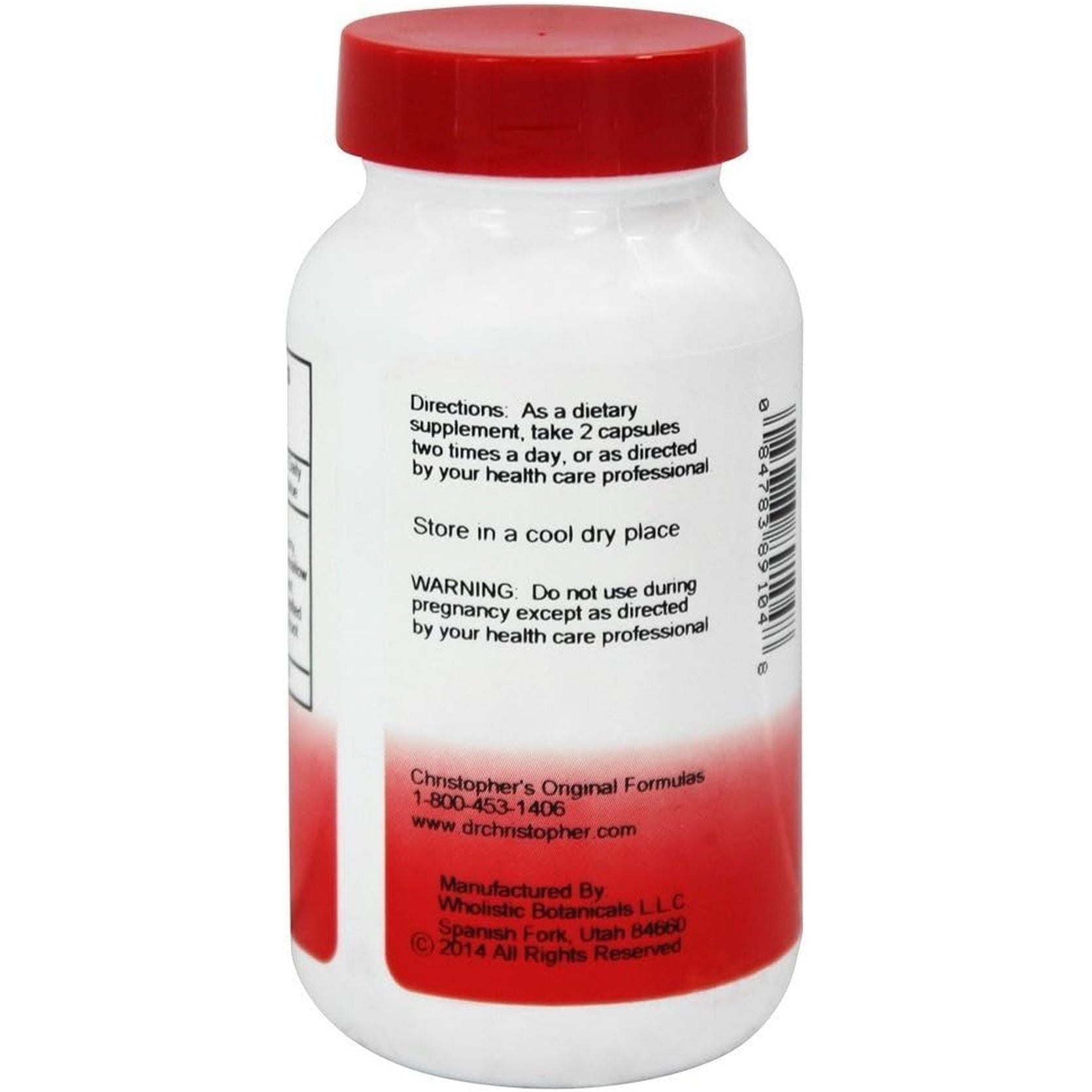 Dr. Christopher'S Original Formulas Kidney Formula Capsules, 475 Mg, 100 Count