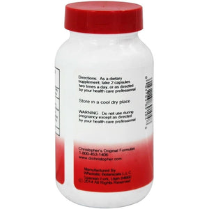 Dr. Christopher'S Original Formulas Kidney Formula Capsules, 475 Mg, 100 Count