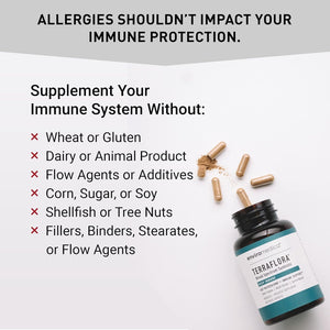 Enviromedica Terraflora Deep Immune SBO Probiotic + Prebiotic Supplement (60Count)