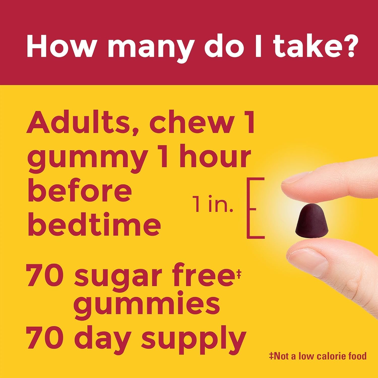 Nature Made Zero Sugar Melatonin 5Mg Extra Strength Gummies 70 Day Supply
