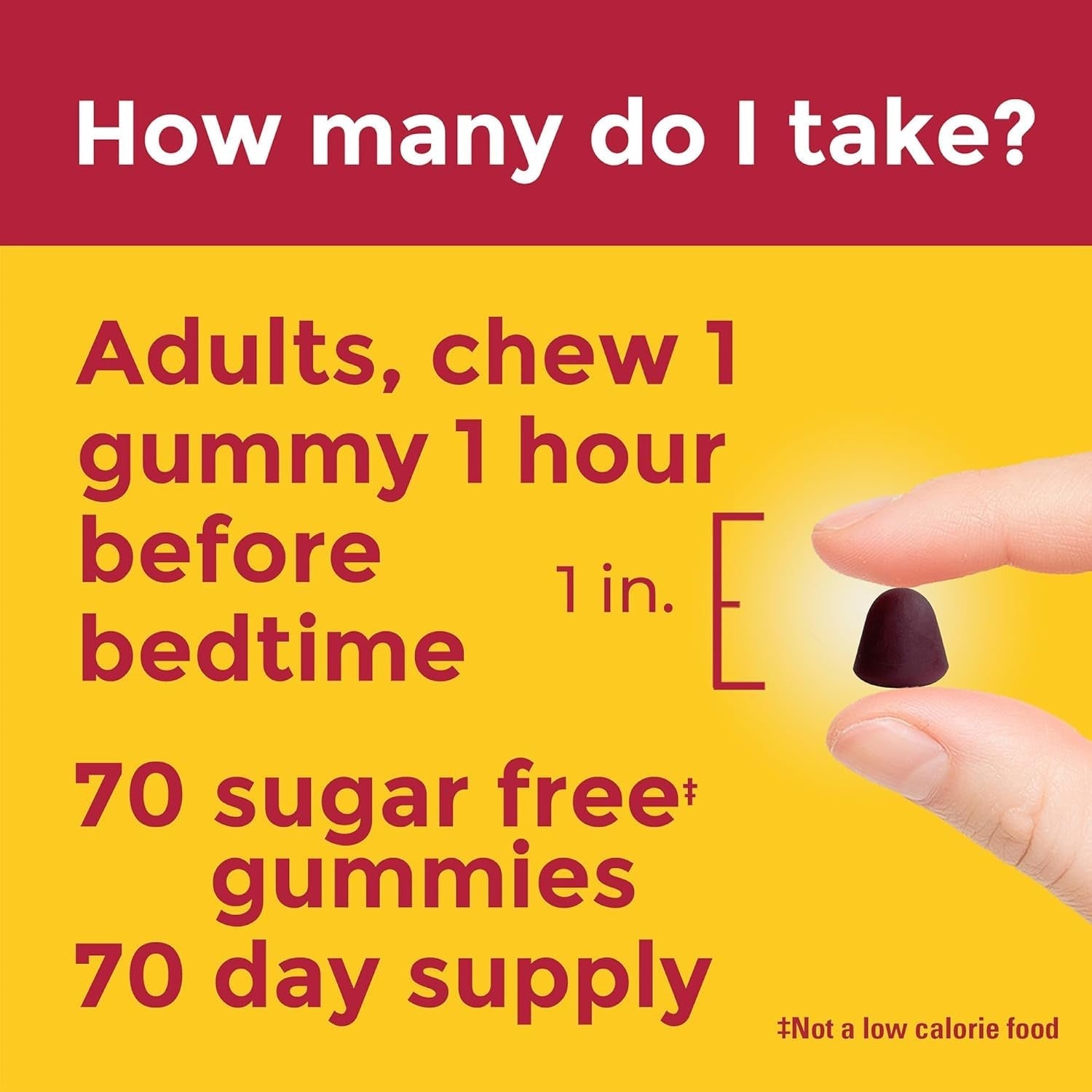 Nature Made Zero Sugar Melatonin 5Mg Extra Strength Gummies 70 Day Supply