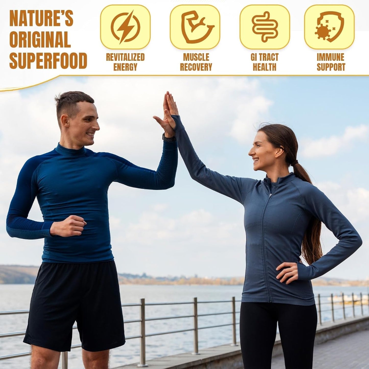 Bovine Colostrum Powder Supplement (40% Igg + No Fillers) for Gut & Digestive Health, Muscle Recovery & Growth (60 Servings)