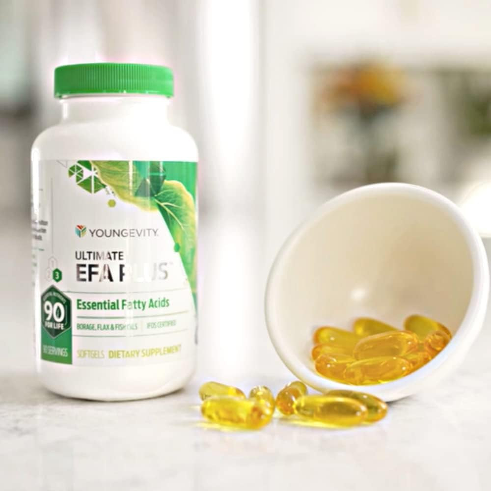 Youngevity Ultimate EFA plus – Essential Fatty Acids, 90 Soft Gels