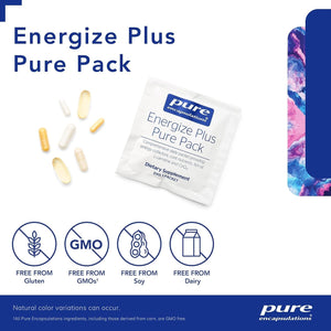 Pure Encapsulations Energize plus Pure Pack to Support Energy Production and Nutrient Metabolism* | 30 Packets