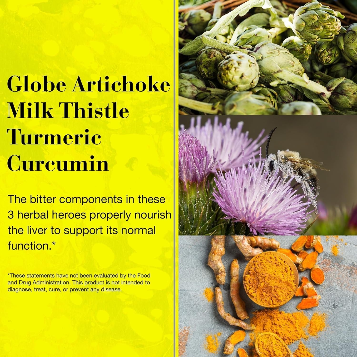NEW NORDIC Active Liver Gummies, Milk Thistle, Artichoke & Turmeric Supplement, 60 Count