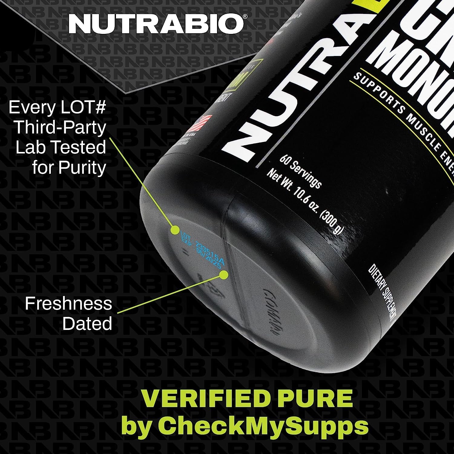 Nutrabio Glucosamine Chondroitin & Optimsm Supplement, Joint Support Formula - 120 Capsules