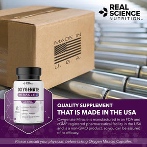 Offers Oxygenate Miracle - Formulated for Lung Support, Helps Relieve Symptoms of Low Oxygen
