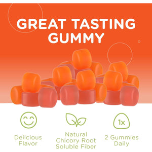 Zahler - Fiber Gummies for Adults & Kids - Digestion Support, Healthy Regularity & Overall Health (60 Count)