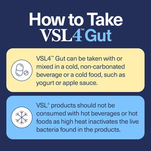 VSL4 Gut Health, Probiotics for Digestive Health, 30 Billion CFU per Capsule, 30 Pack