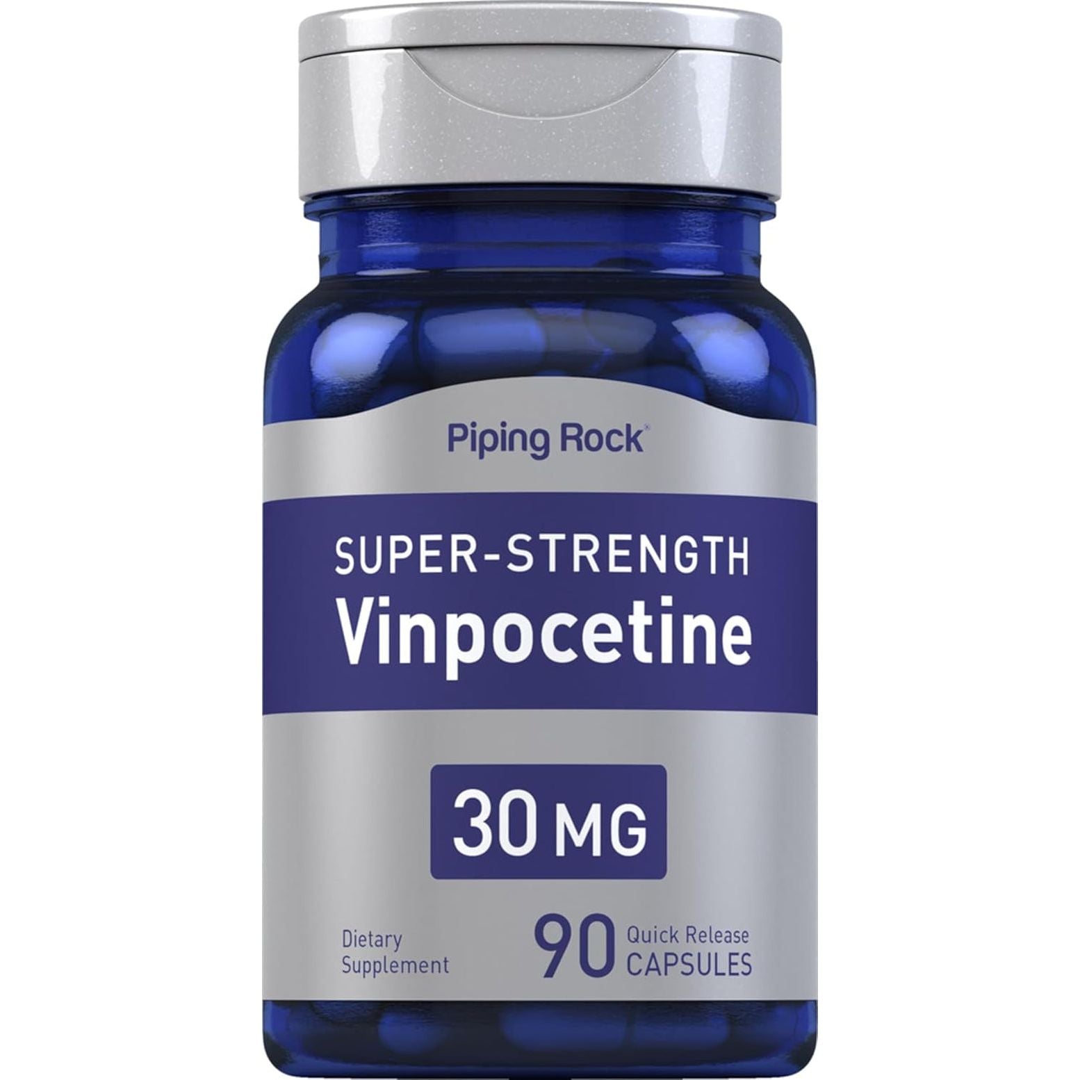 Piping Rock Vinpocetine 30Mg | 90 Capsules | Super-Strength Supplement | Non-Gmo, Gluten Free