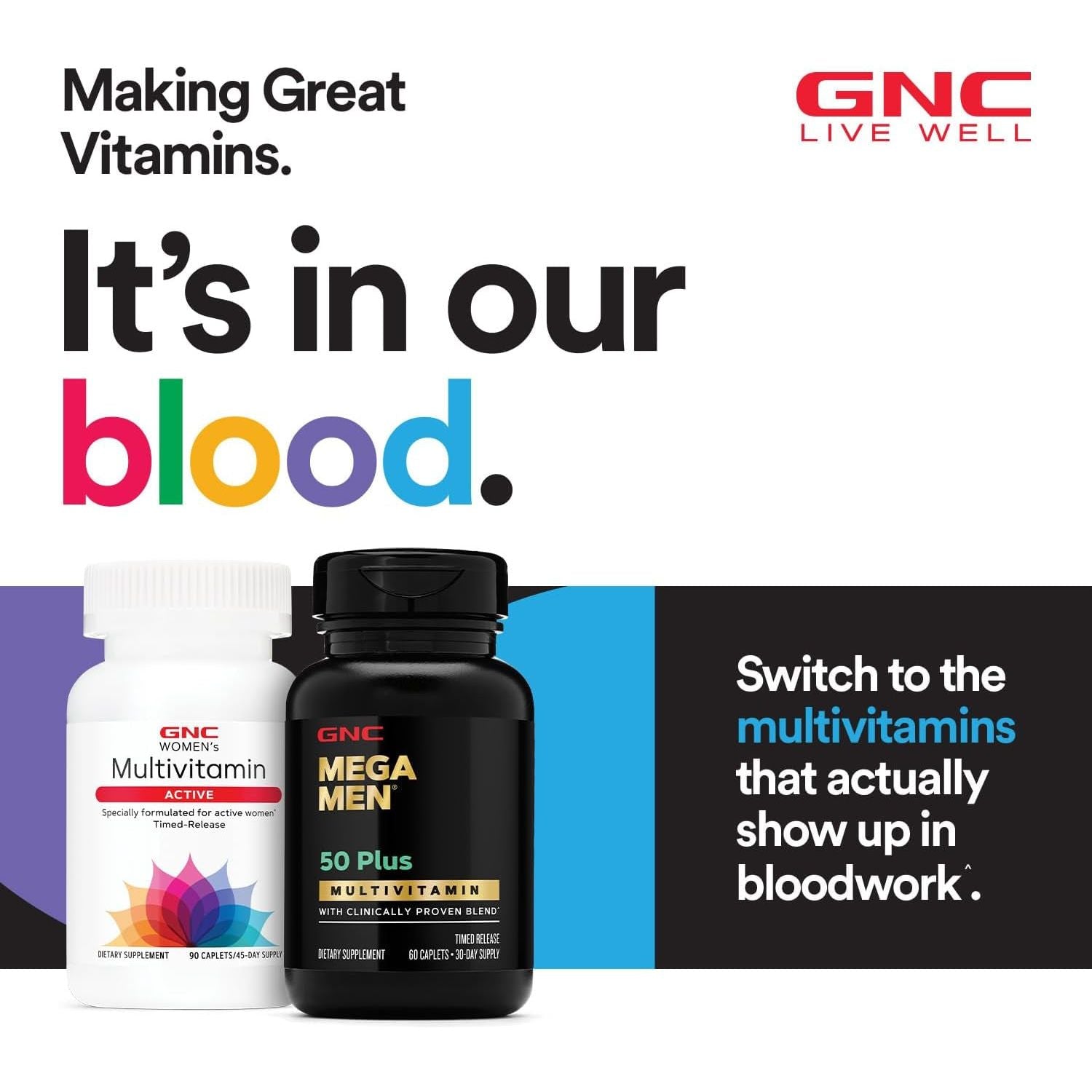 GNC Men'S Ripped Non-Stimulant Formula | 30 Servings