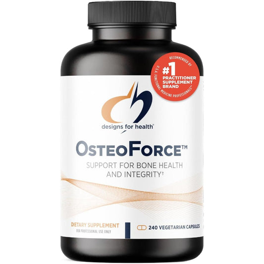 Designs for Health Osteoforce - Premium Bone Support Supplement (240 Capsules)