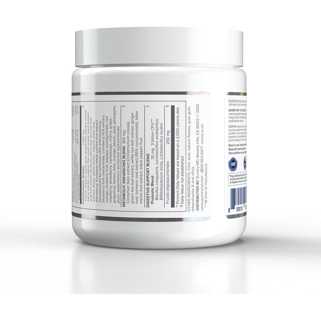 Gundry MD Vital Reds Concentrated Polyphenol Blend Dietary Supplement 4 Oz (112.95G)