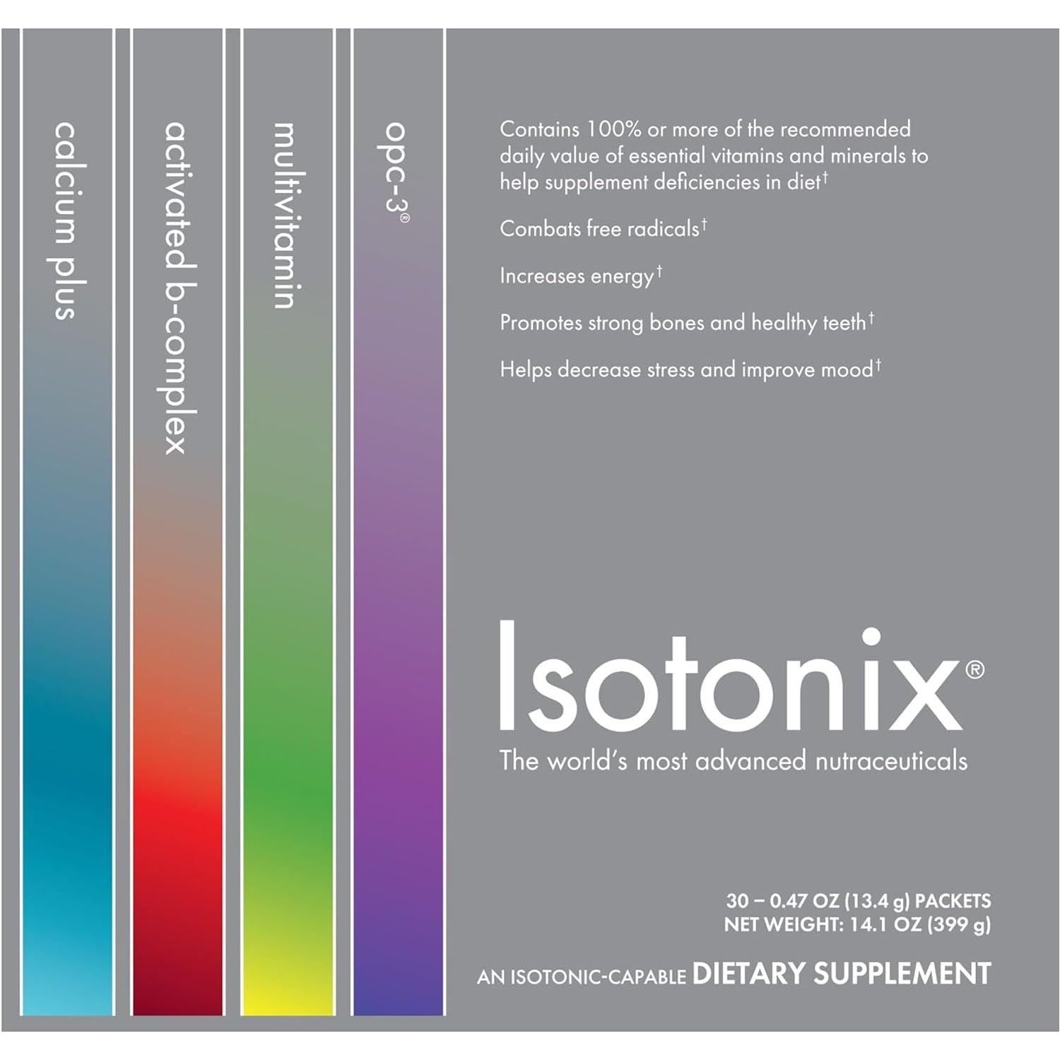 Isotonix Daily Essentials Packets – Antioxidant Supplements for Energy, Immunity, and Bone Health