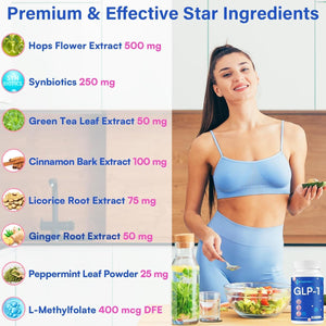  GLP1 Support for Immune, Energy, Digestion, Gut & Overall Health - 60 Capsules