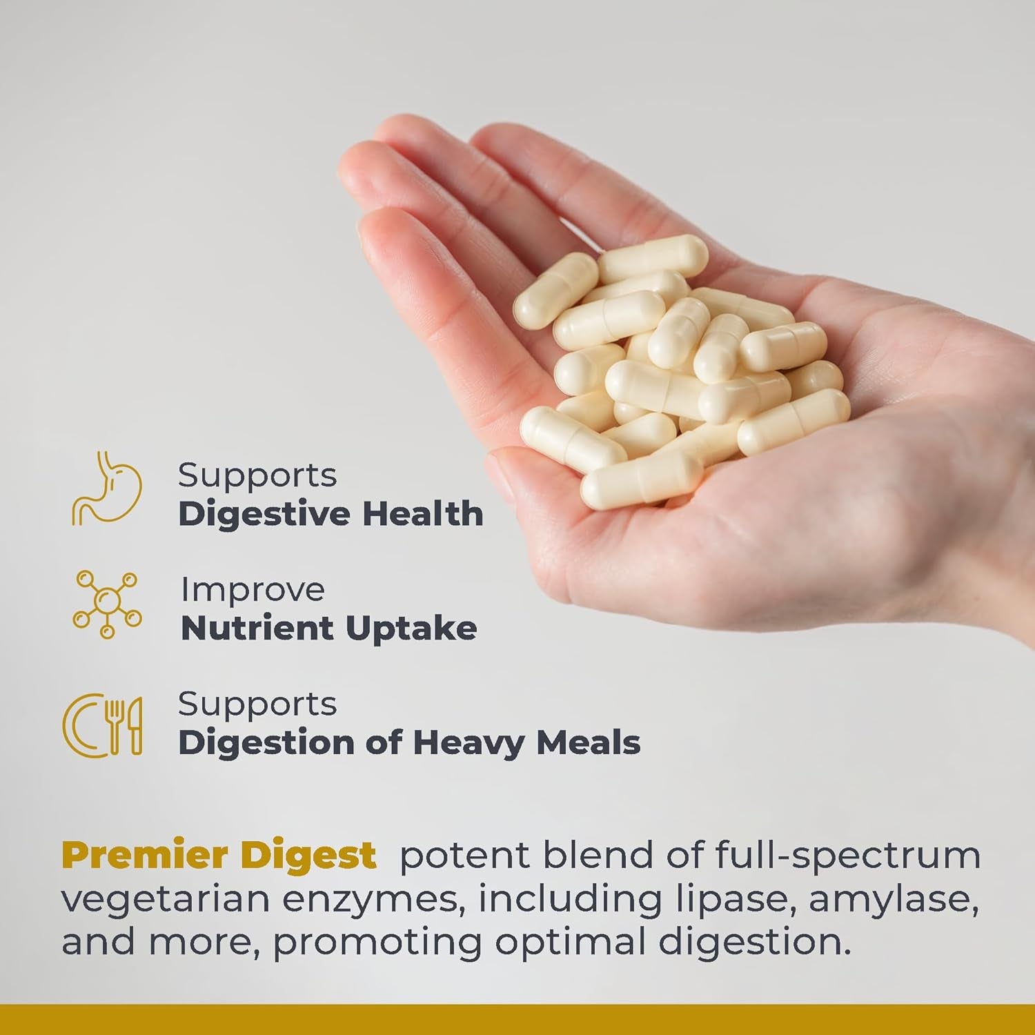 Premier Research Labs: Active Digestive Enzymes with Probiotic and Prebiotics  60 Capsules