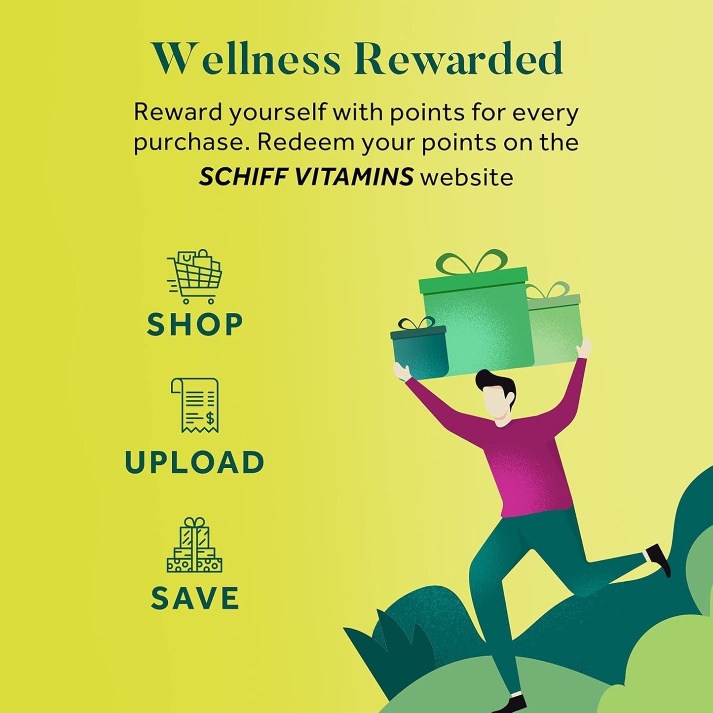 NEURIVA Brain + Energy Gummies, Nootropic Brain Supplements for Focus and Concentration 75 Count