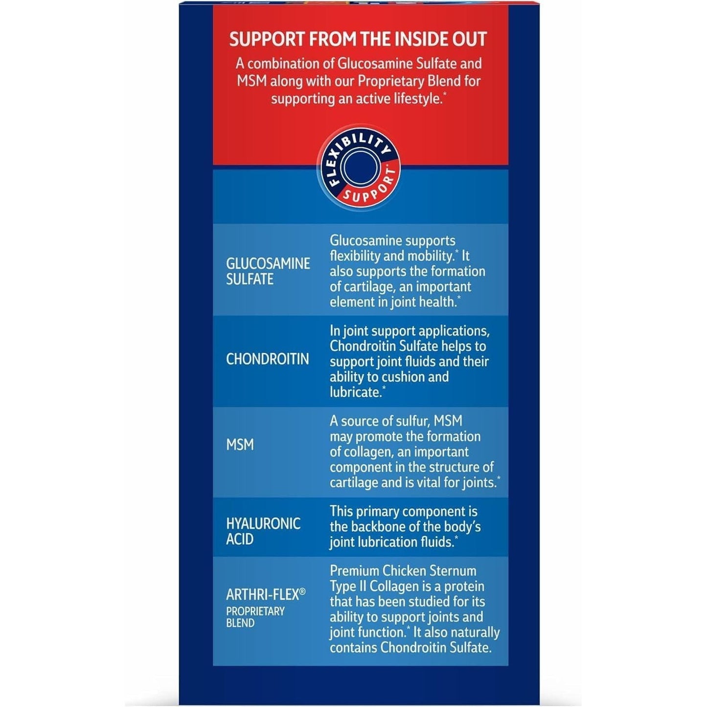 Arthri-Flex Glucosamine & Chondroitin MSM Advantage Tablets 120 Count by Arthri-Flex