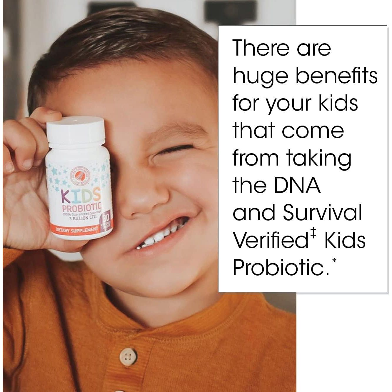 Silver Fern Brand Kids Ultimate Probiotic - Digestive & Immune Support 30 Chewable Tablets