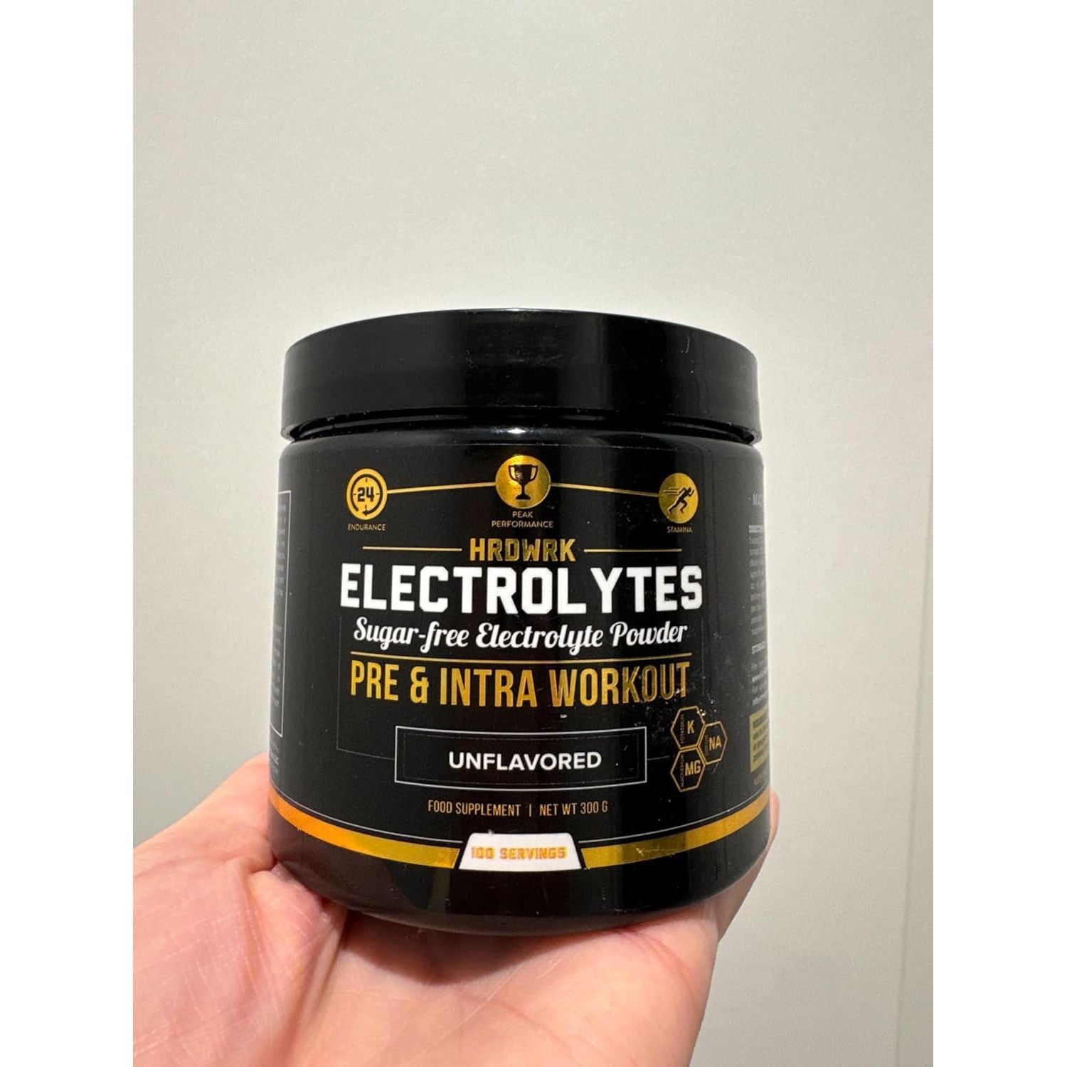 HRDWRK - Electrolytes Powder Keto Hydration Sugar Free with Magnesium, Potassium and Sodium - 100 Servings