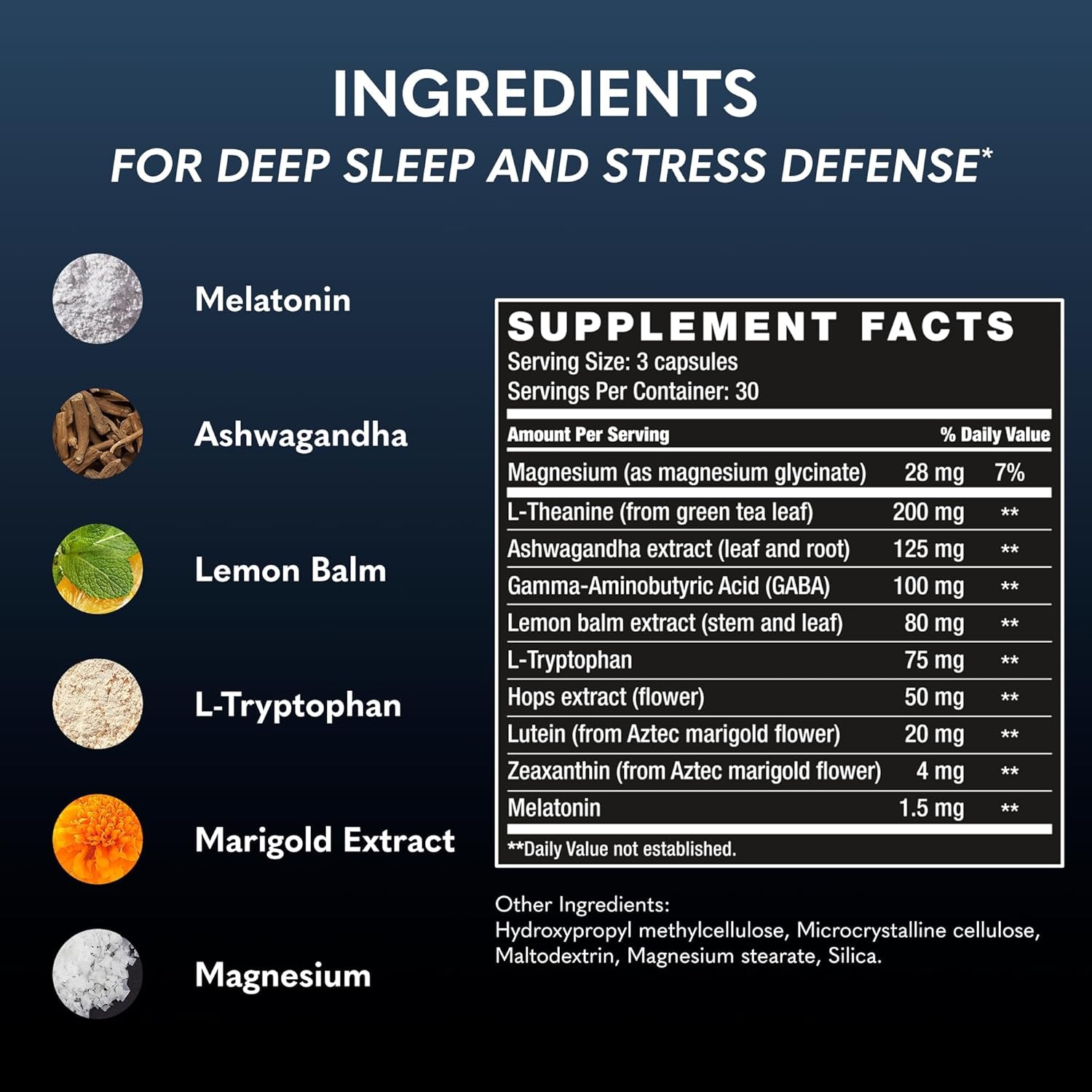 Bodi Last Thing Complete Sleep & Night Time Stress Defense Supplement 90 Capsules