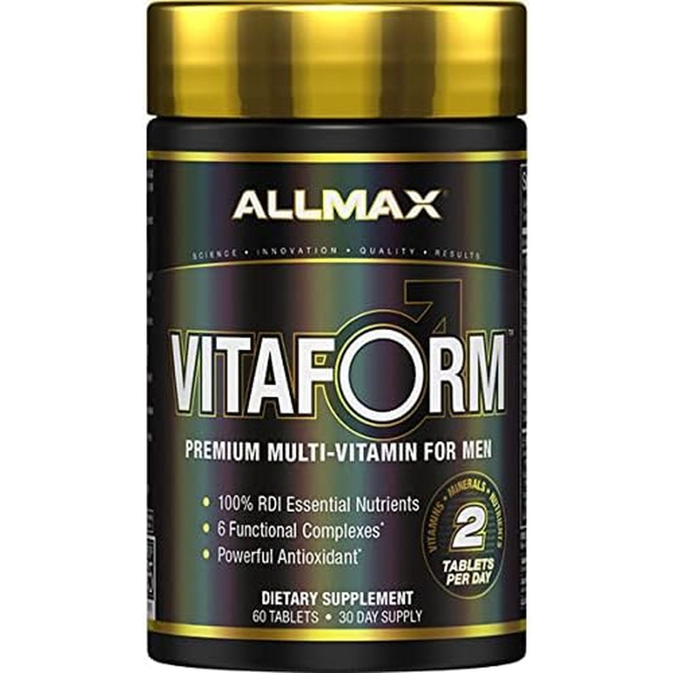 ALLMAX Nutrition - Vitaform - Multi-Vitamin for Men, 60 Tablets (Pack of 1)