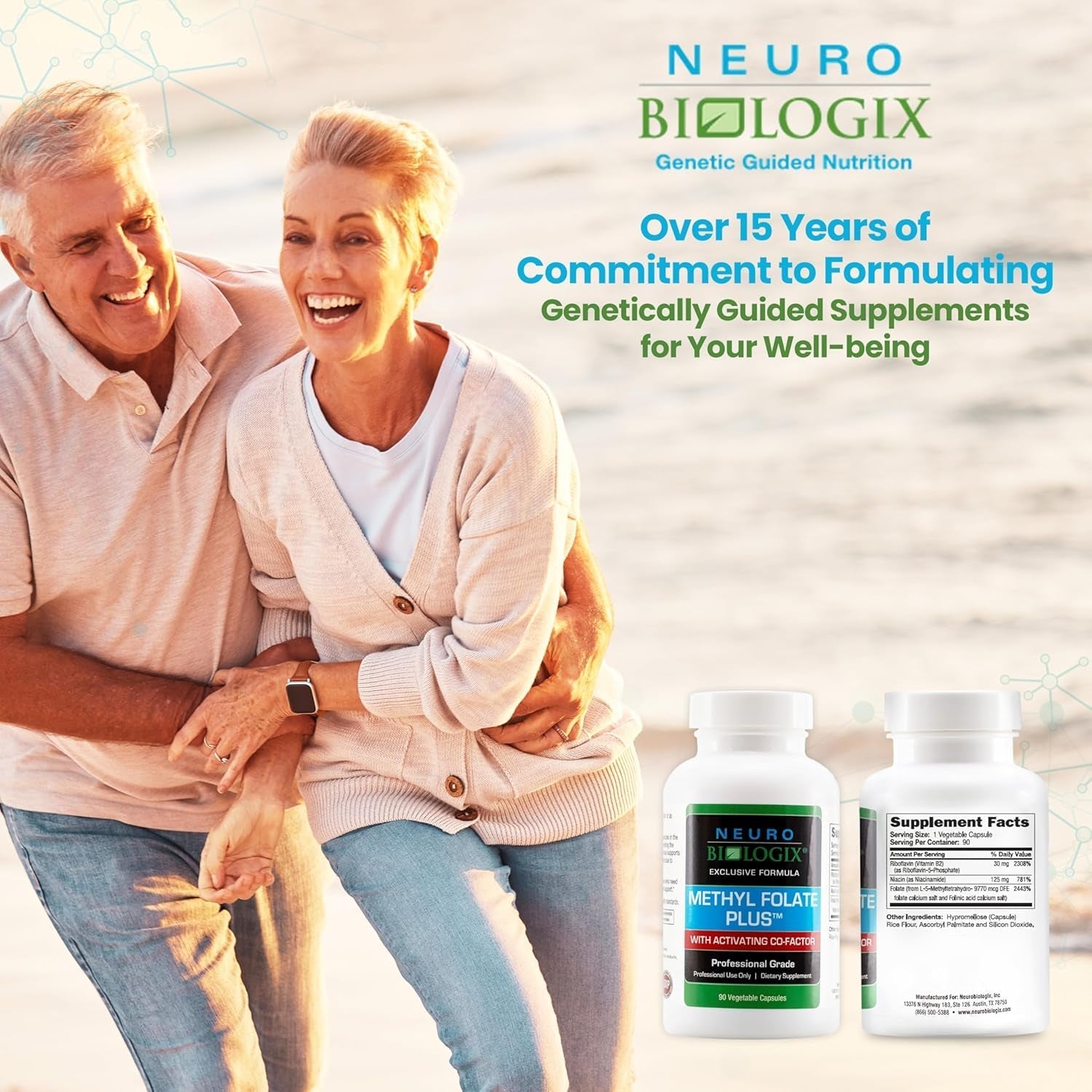 Methyl Folate plus - Advanced Blend of L-5-Methylfolate, Folinic Acid & B Vitamins for Methylation Support