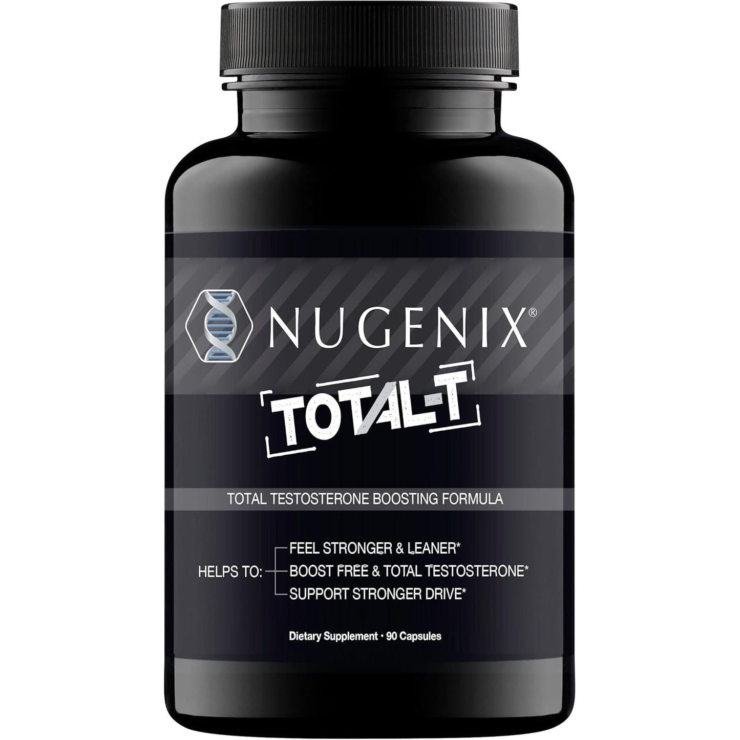 Nugenix Total-T, Free and Total Testosterone Booster Supplement for Men, 90 Count