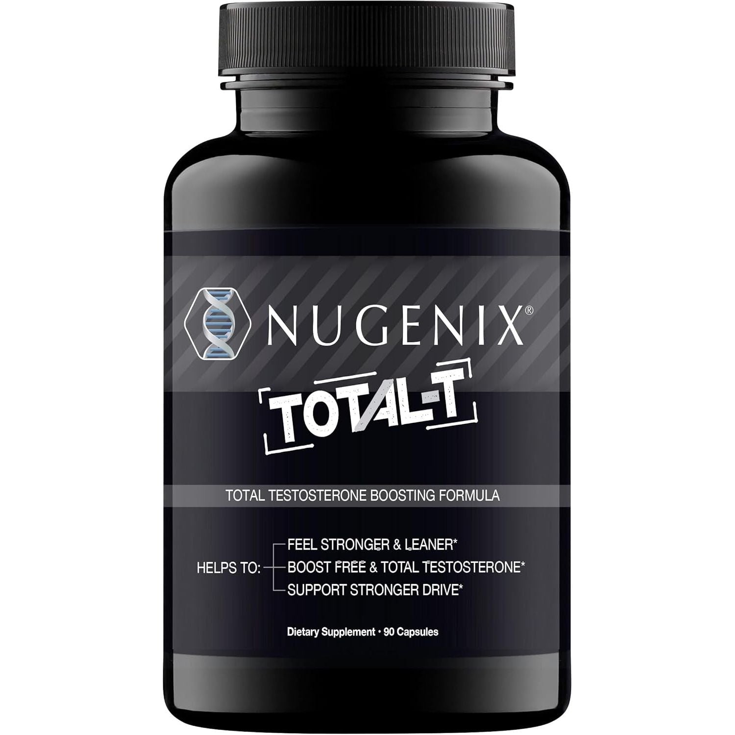 Nugenix Total-T, Free and Total Testosterone Booster Supplement for Men, 90 Count