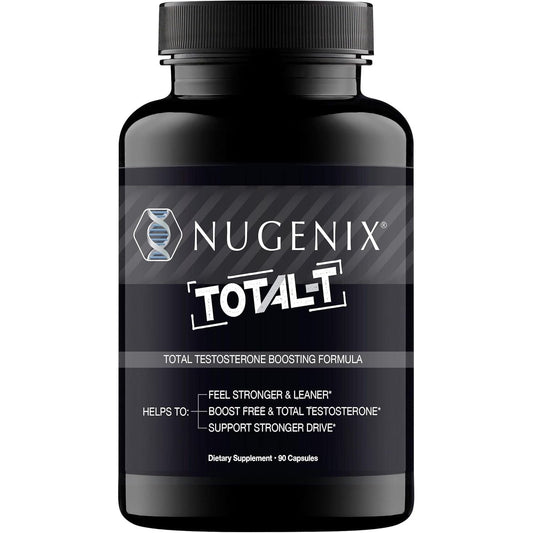 Nugenix Total-T, Free and Total Testosterone Booster Supplement for Men, 90 Count
