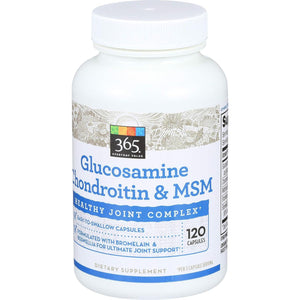 365 Everyday Value, Glucosamine Chondroitin & MSM, 120 Ct