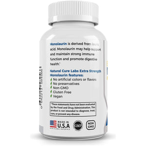 Extra Strength Monolaurin 800Mg, 100 Capsules, 33% More