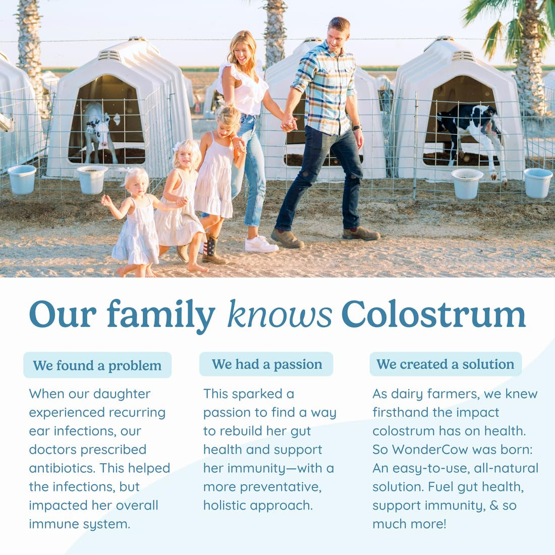 Colostrum Supplement Powder for Gut Health, Immune Support, Muscle Recovery & Wellness, 30 Servings