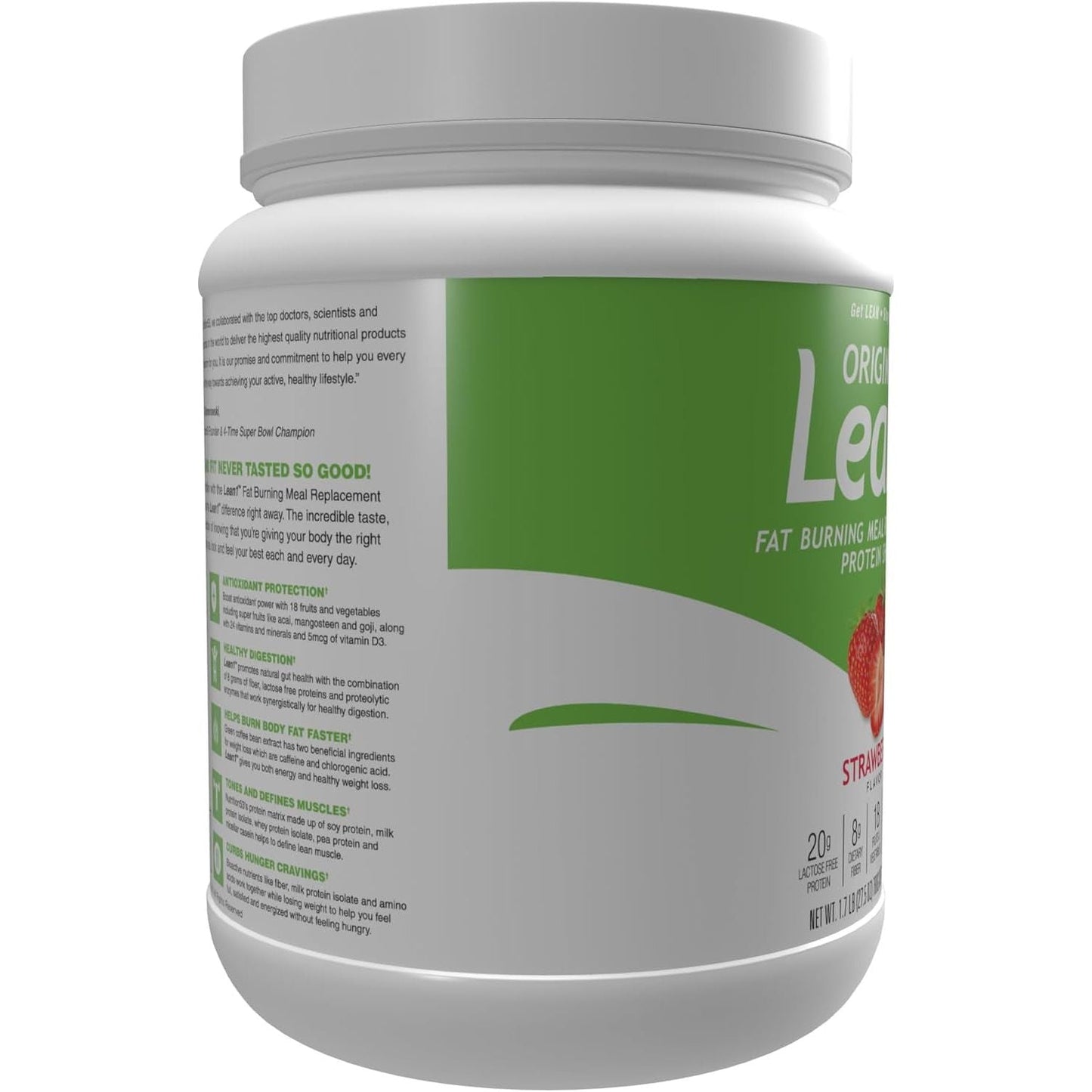 Nutrition 53 Lean 1 Meal Replacement Powder for Weight Loss & Fat Burner (15 Servings)