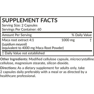 Futurebiotics Maca Root Extra Strength 4000 MG Supports Energy, Stamina & Reproductive Health, 120 Vegetarian Capsules