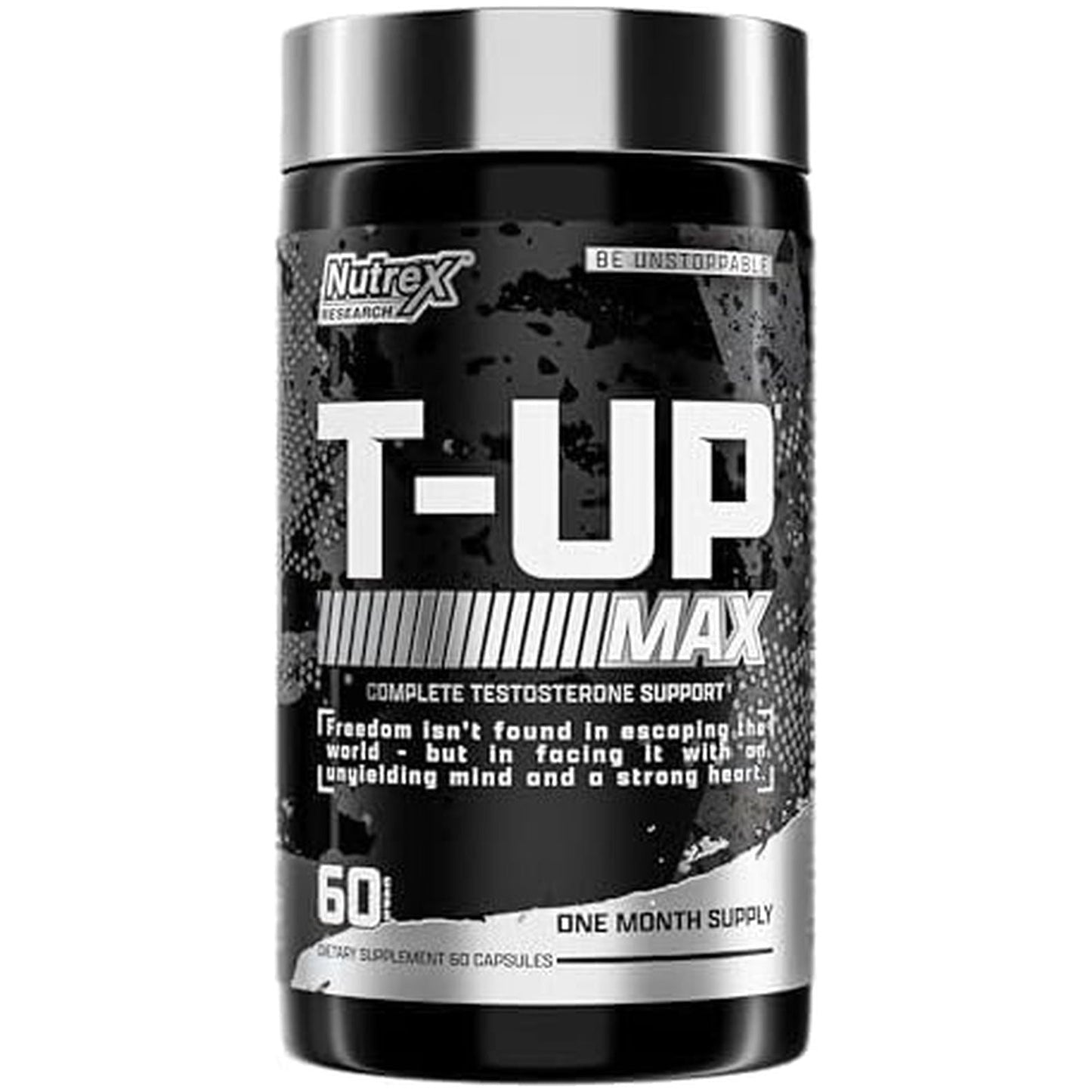 Nutrex Research T-UP Testosterone Booster Supplement for Men - Increase Levels, Boost Strength & Recovery - 60 Capsules