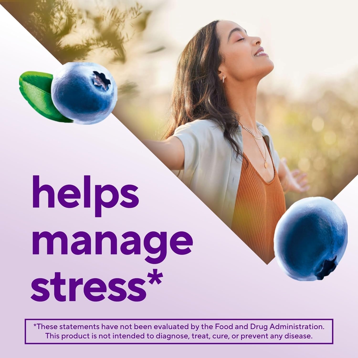 Vitafusion Ashwagandha Gummies –Clinically Shown Adaptogen Sensoril Ashwagandha 125Mg– Help Manage Stress 60 Count