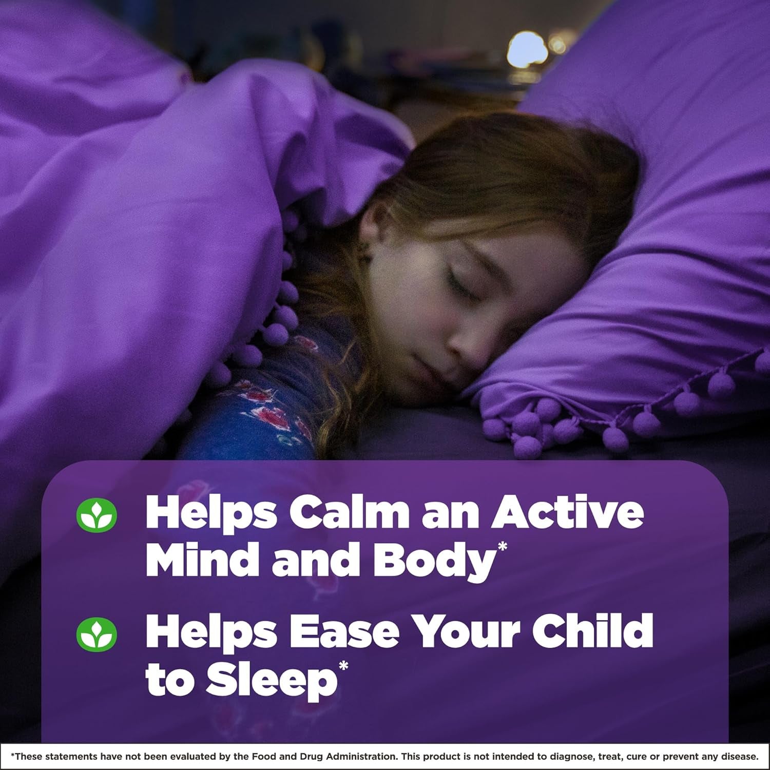 Natrol Kids Sleep+ Calm Melatonin and L-Theanine  60 Melatonin Gummies 60 Day Supply