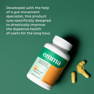 Emma Doctors Endorsed Gut Health Supplement - Gut Health & Colon Cleanse Formula 60 Capsules 