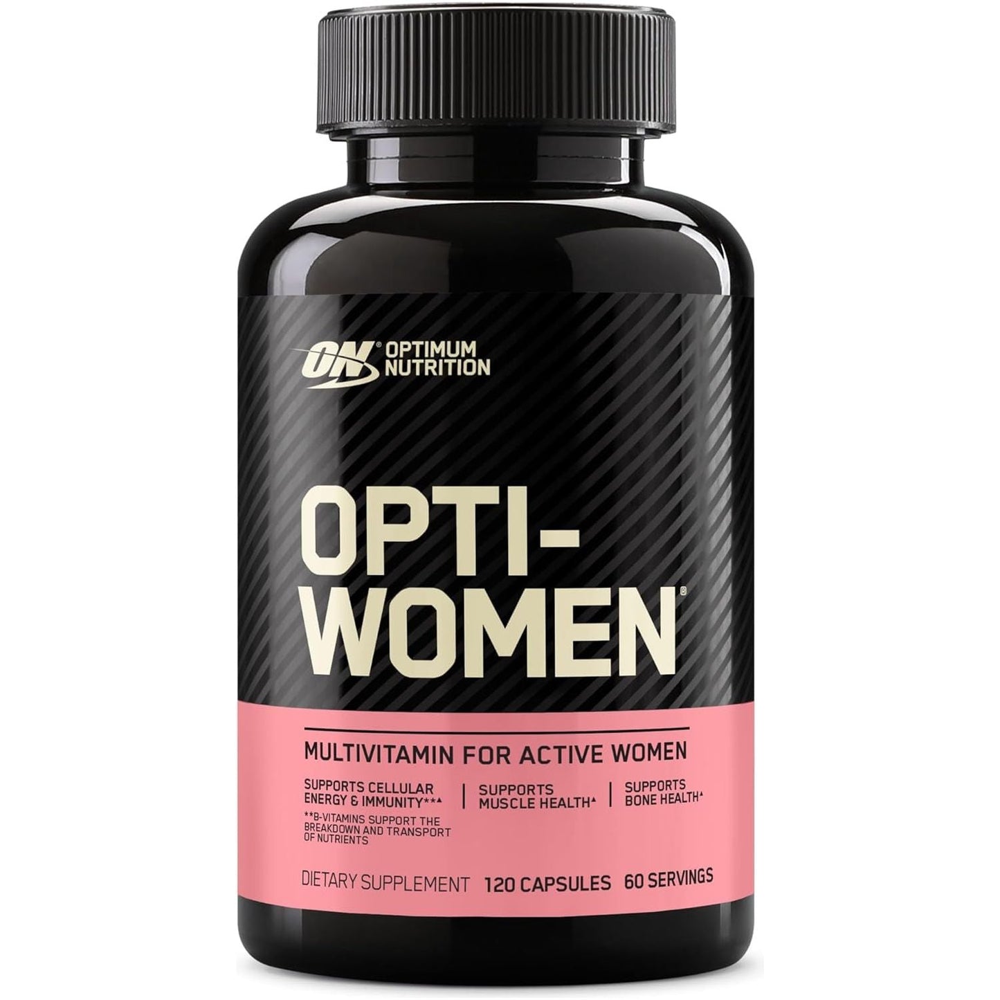 Optimum Nutrition Opti-Women, Vitamin C, Zinc and Vitamin D for Immune Support Womens Daily Multivitamin 120 Count