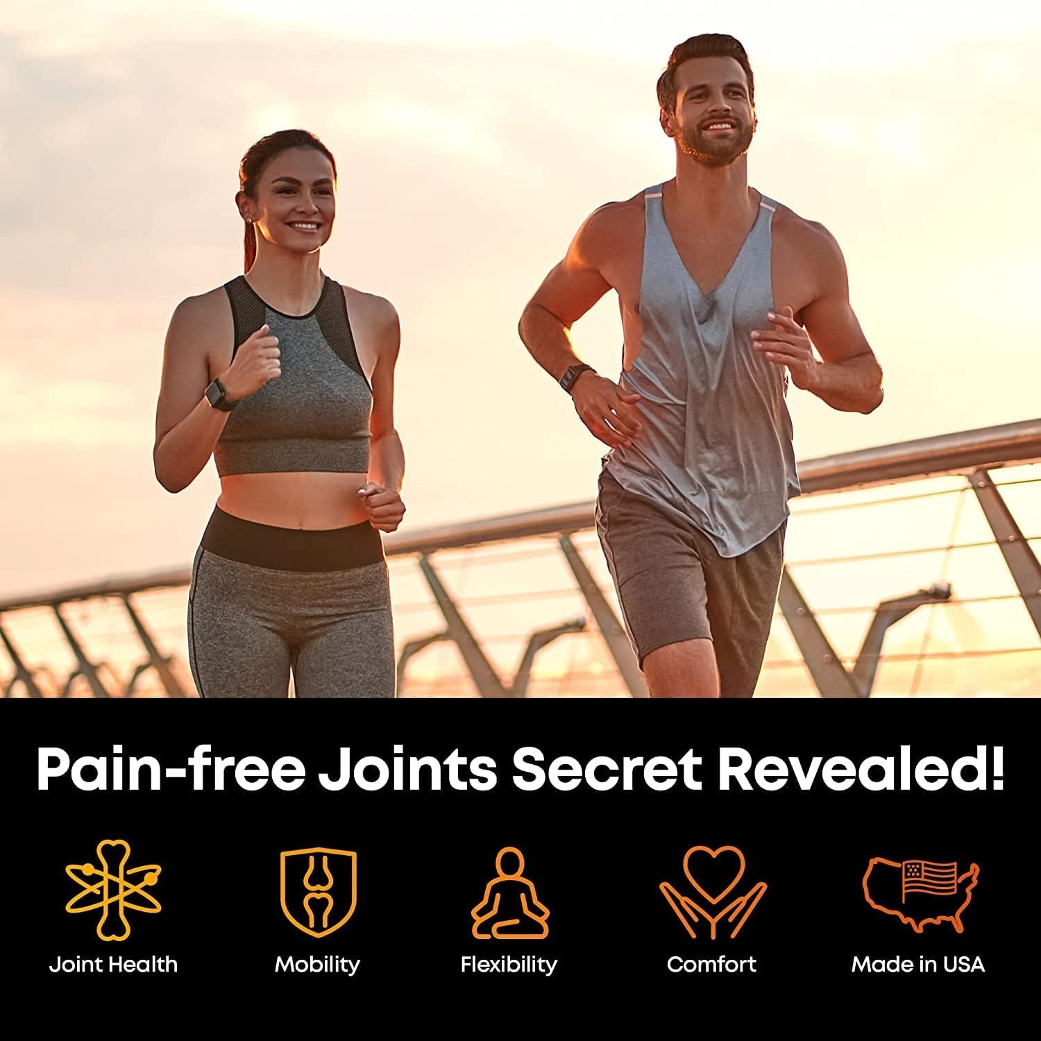 Glucosamine Chondroitin MSM Capsules - FSA/HSA Eligible Joint Support Supplement - 120 Caps