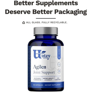 Agilen | Joint Support Supplement W/Glucosamine & Chondroitin | Hyaluronic Acid  | 90 Capsules | 3Rd Party Tested