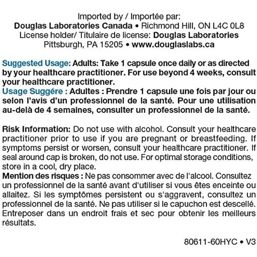 Douglas Laboratories GABA 500 Mg. | Amino Acid Support for Brain Neurotransmitters 60 Capsules