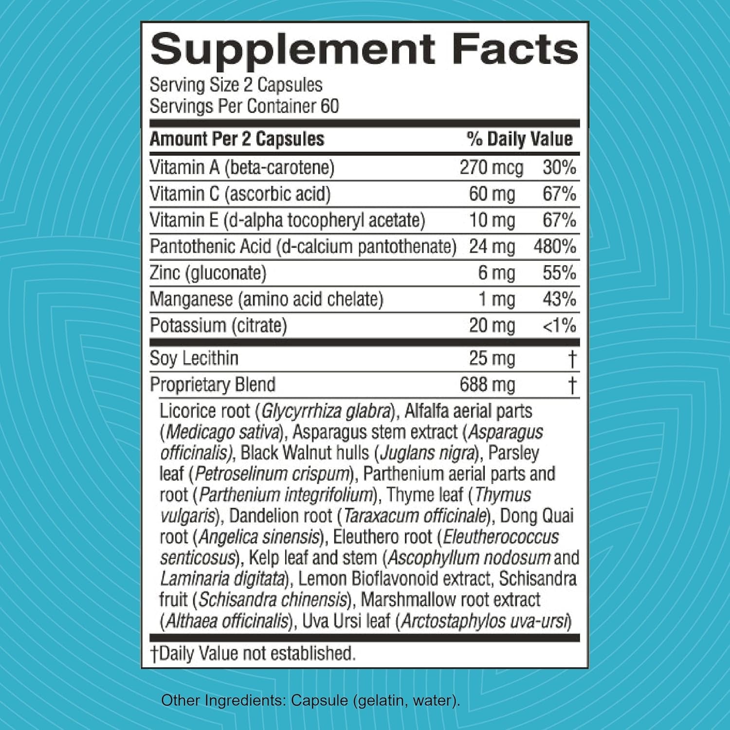 Nature'S Sunshine Master Gland - Provides Complete Nutritional Support for Every Gland in the Body 120 Capsules