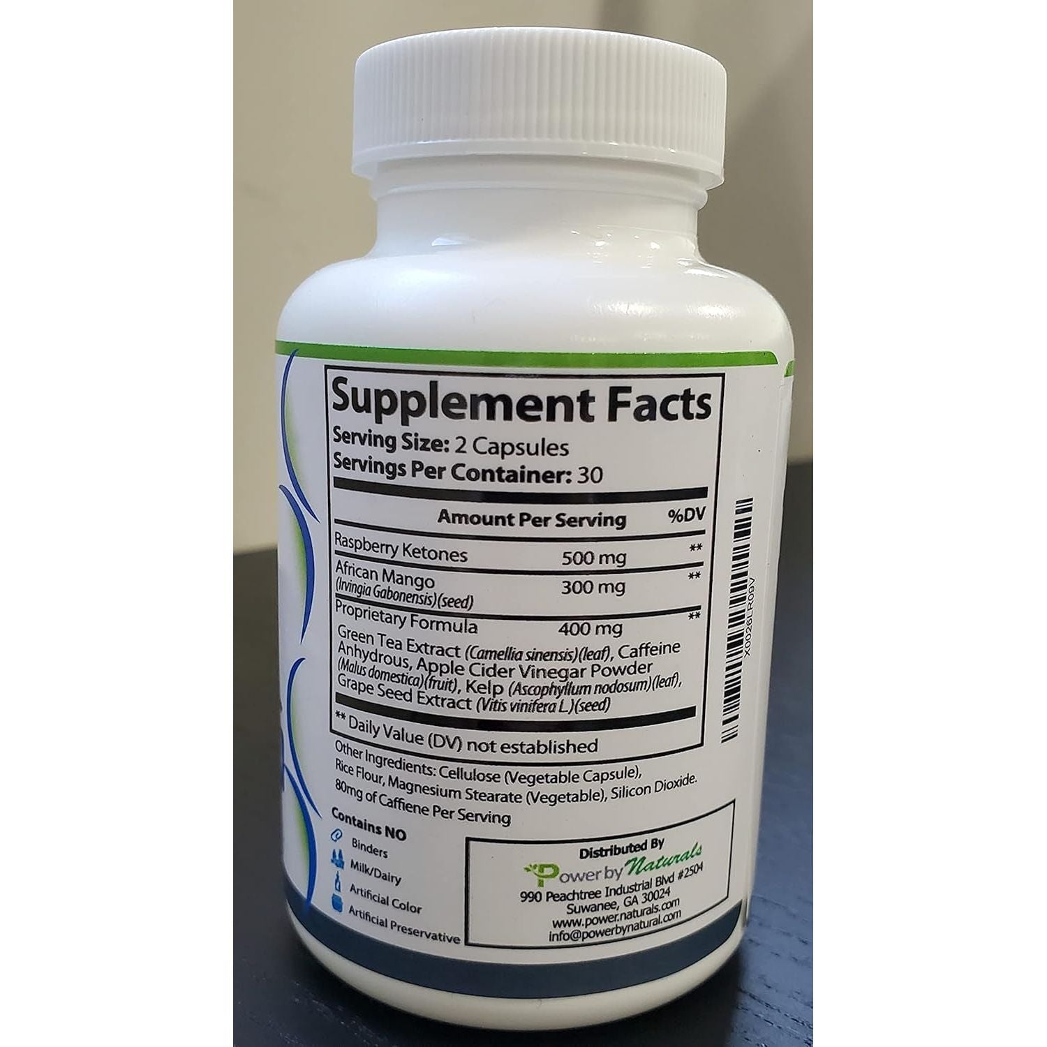 Power by Naturals Advanced Leptin Supplements for Weight Loss for Women 60 Capsules