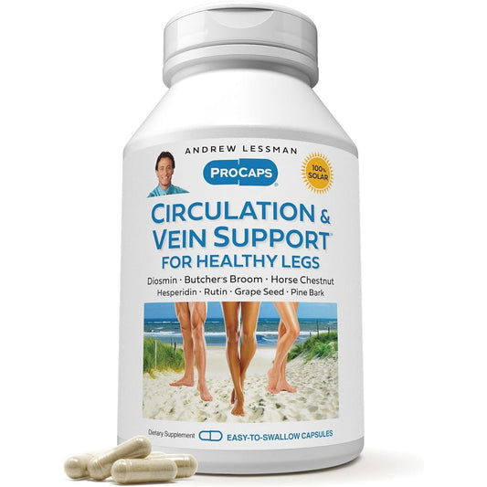 ANDREW LESSMAN Circulation, Vein Support for Healthy Legs 60 Capsules