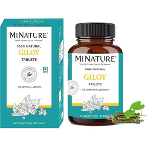Giloy Tablets by Mi Nature | 90 Tablets, 1000 Mg | 45 Days Supply | from India