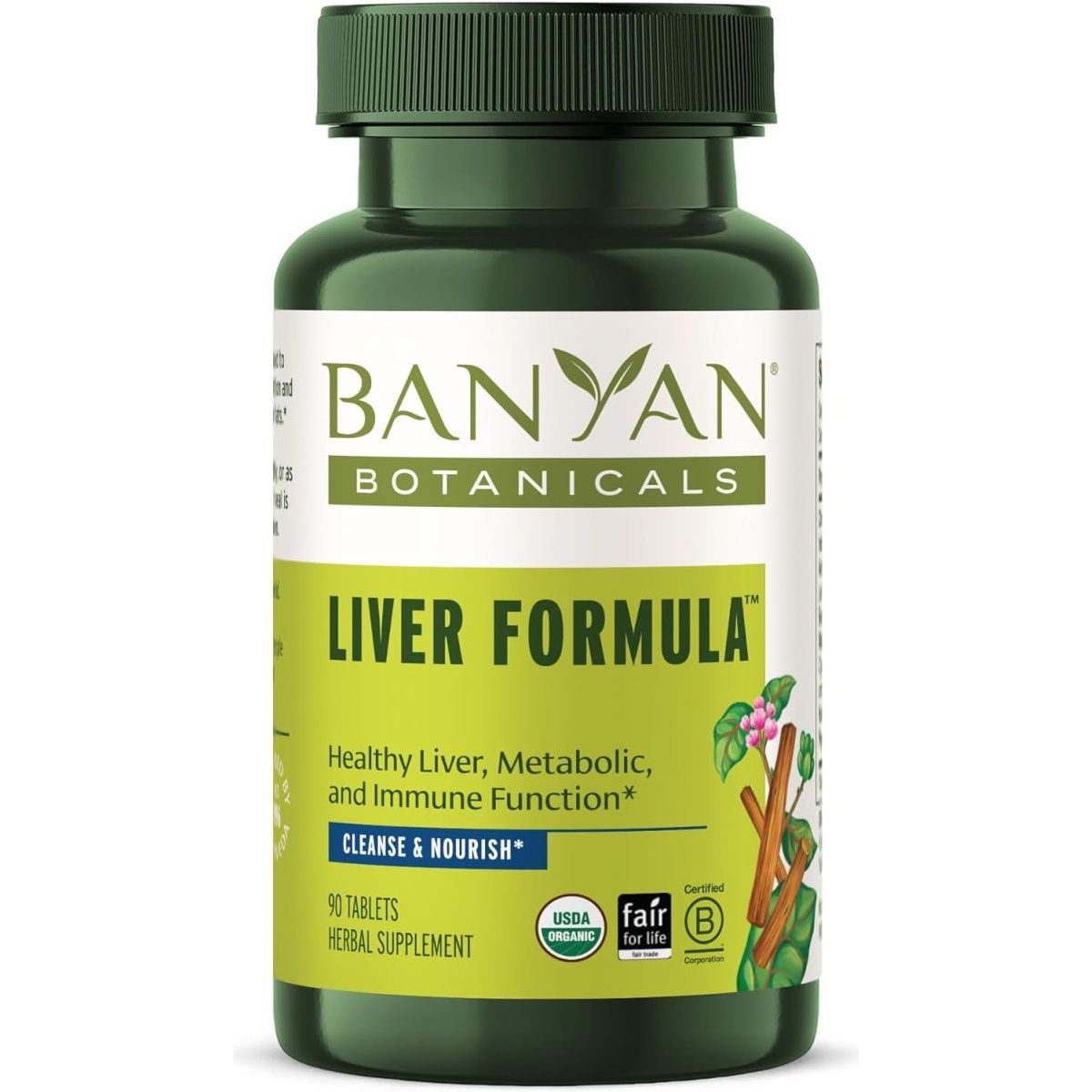 Banyan Botanicals Liver Formula| Cleansing Bitter Herbs to Detoxify the Liver & Gallbladder (90 Tablets) - Suppviv