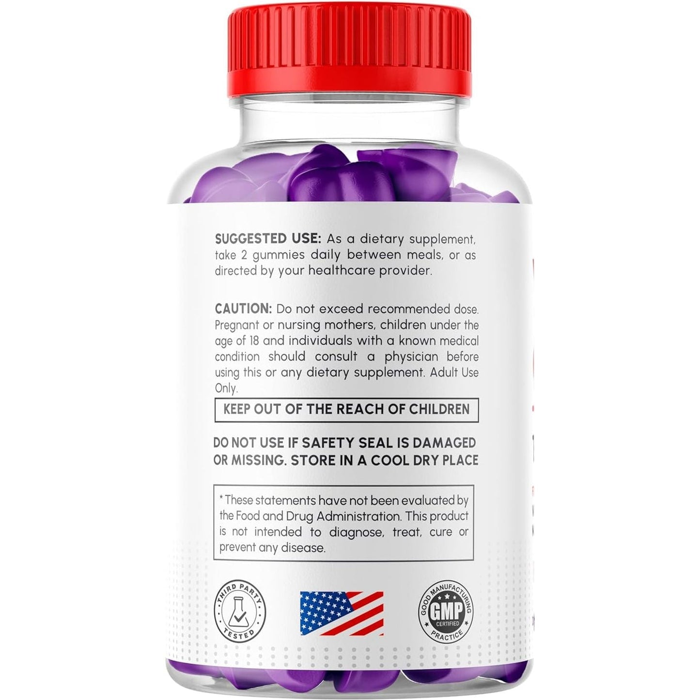 Vital Grow XL Advanced Vitamin Formula Gummy Supplement (60 Gummies)