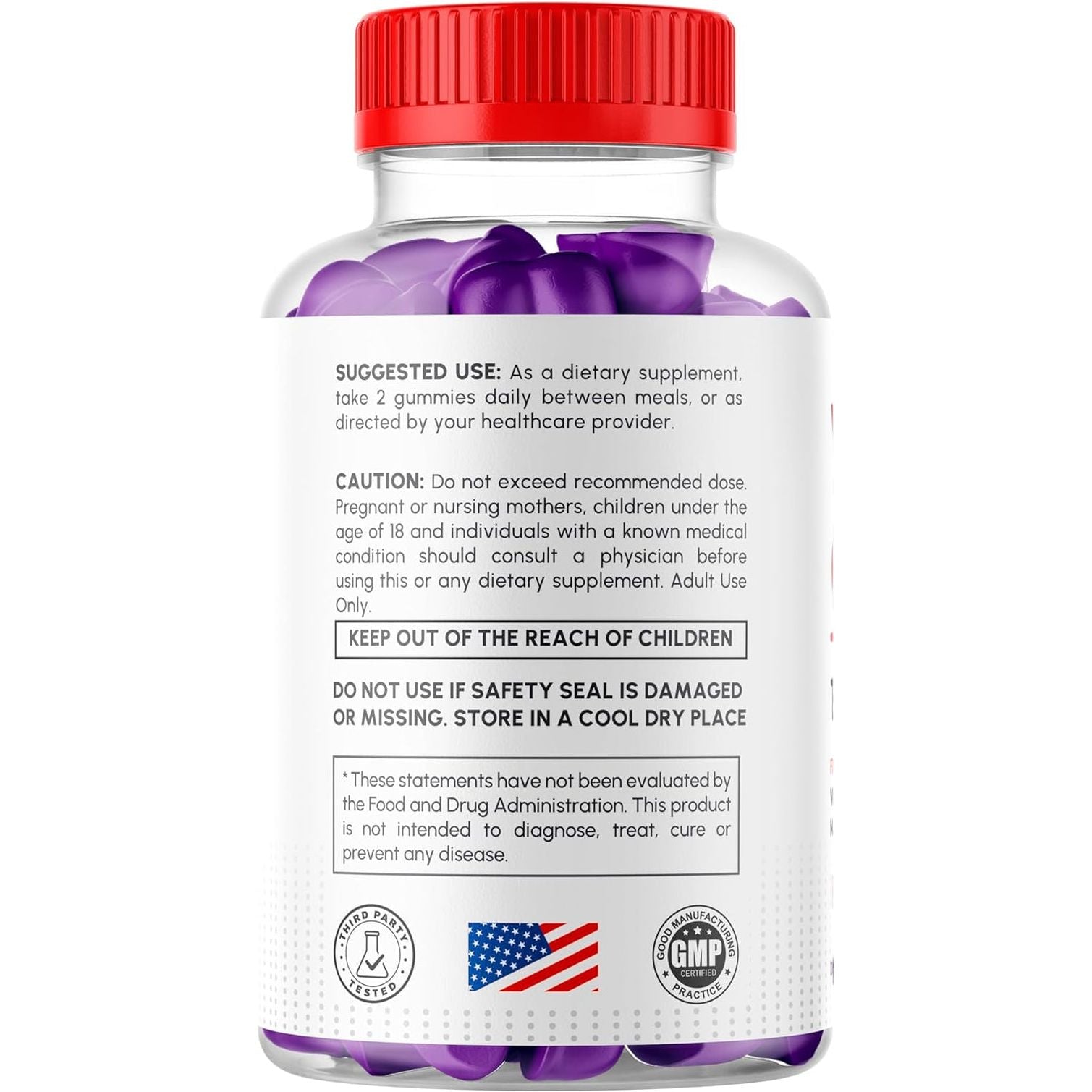 Vital Grow XL Advanced Vitamin Formula Gummy Supplement (60 Gummies)